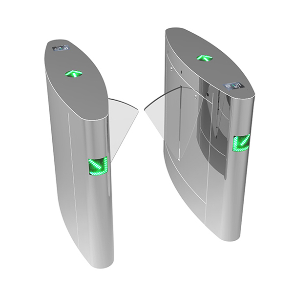 TGW-WT001 Yaxşı Keyfiyyətli Paslanmayan Polad 304 Qoşa Qanad Qapağı Turniket Qapısı - Baku Tech